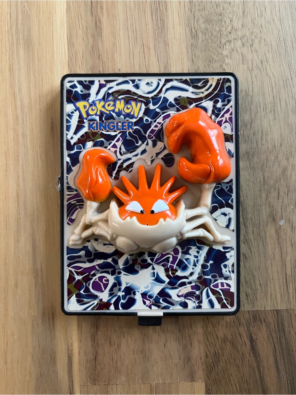 Vintage 2000 Pokémon Burger King Kingler 3D Action Card Meal Toy, Pokémon 2000
